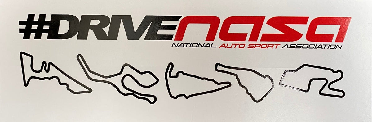 #DRIVENASA Track Outline Decal